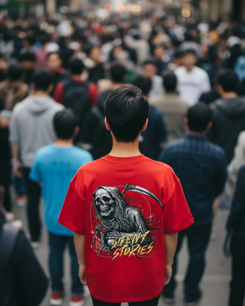 Silent Stories Grim Reaper | Oversize T-Shirt