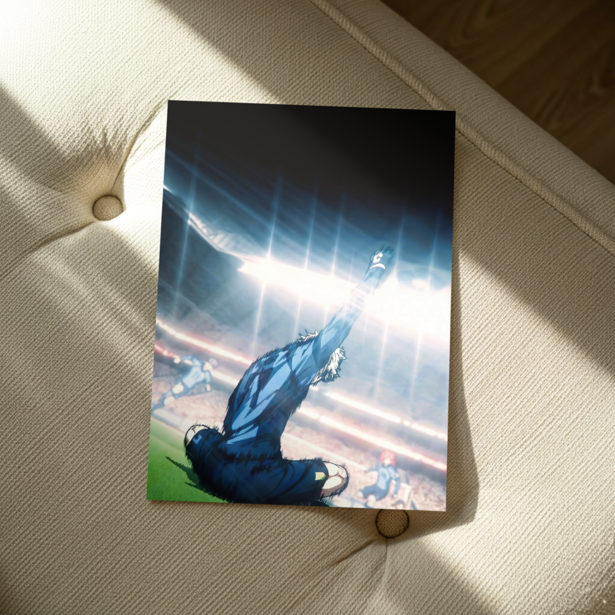 Nagi Seishiro "Stadium Awakening" – Premium Blue Lock Metal Poster