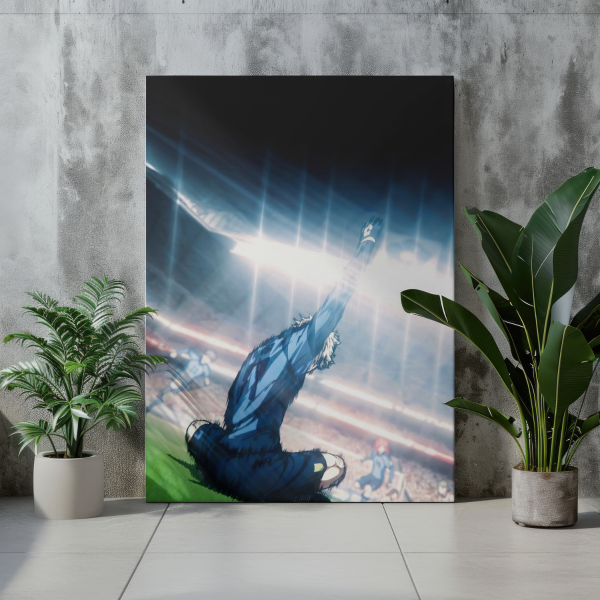 Nagi Seishiro "Stadium Awakening" – Premium Blue Lock Metal Poster