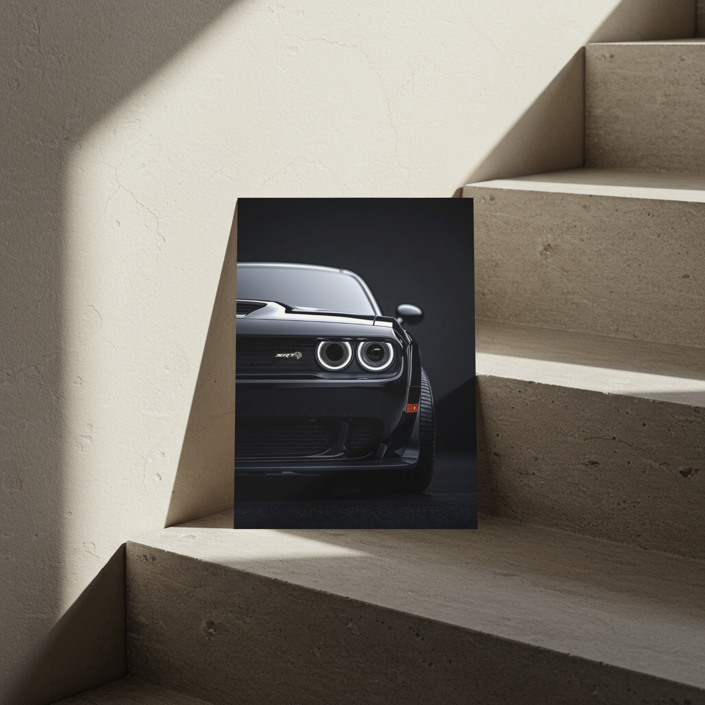 SRT "Midnight Motor" Edition – Premium Automotive Metal Poster