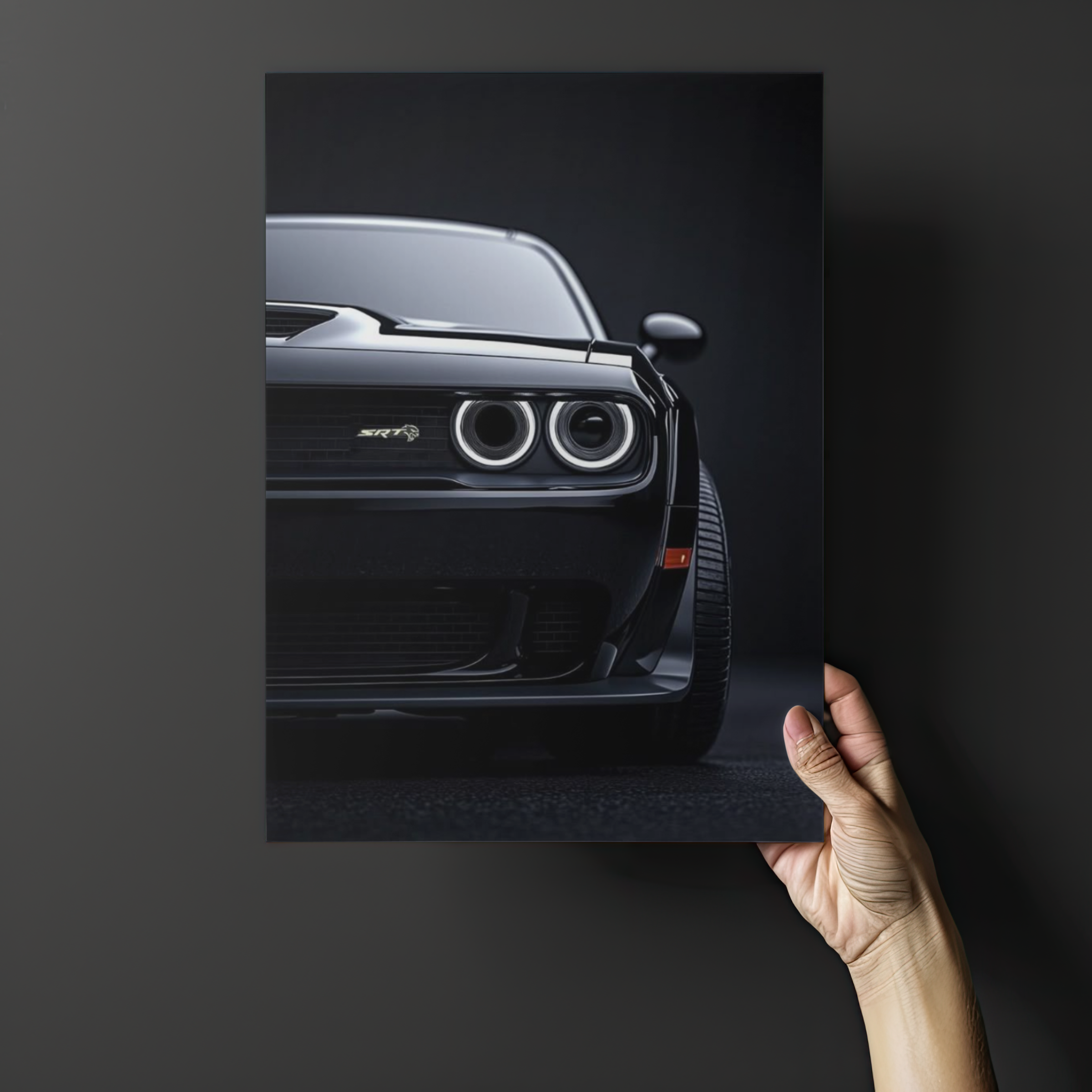 SRT "Midnight Motor" Edition – Premium Automotive Metal Poster