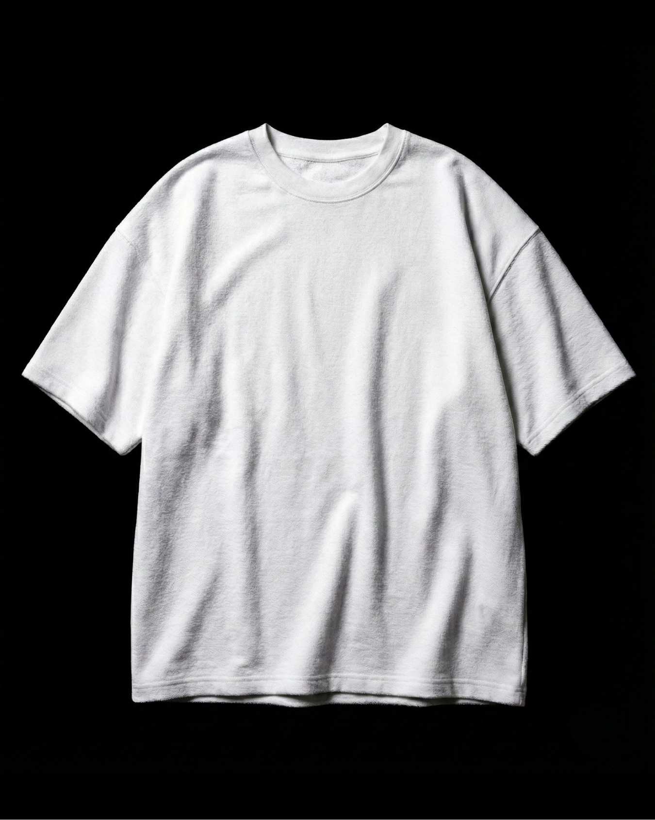 Unisex Oversized Plain French Terry T-shirt