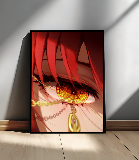 Makima Devil’s Gaze Wall Art