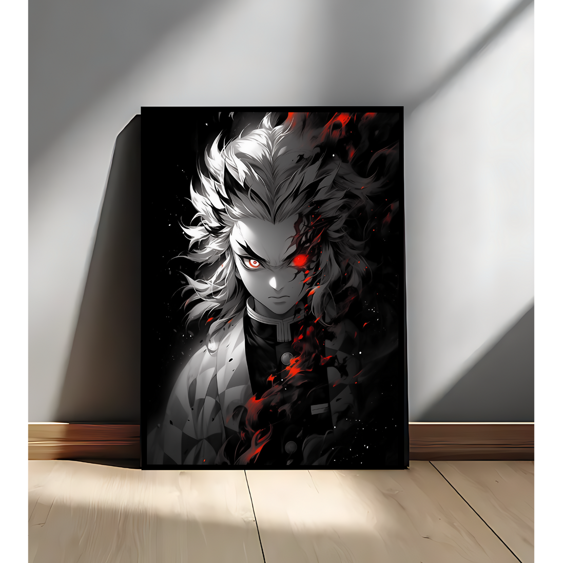 Rengoku Inferno Gaze Wall Art