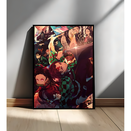 Demon Slayer Corps Collage Wall Art