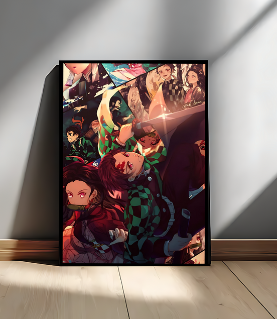 Demon Slayer Corps Collage Wall Art