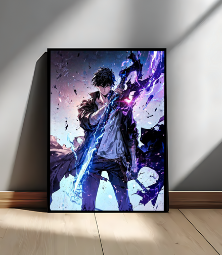 Shadow Monarch Awakening Wall Art