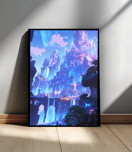 Lumina Sky City Wall Art