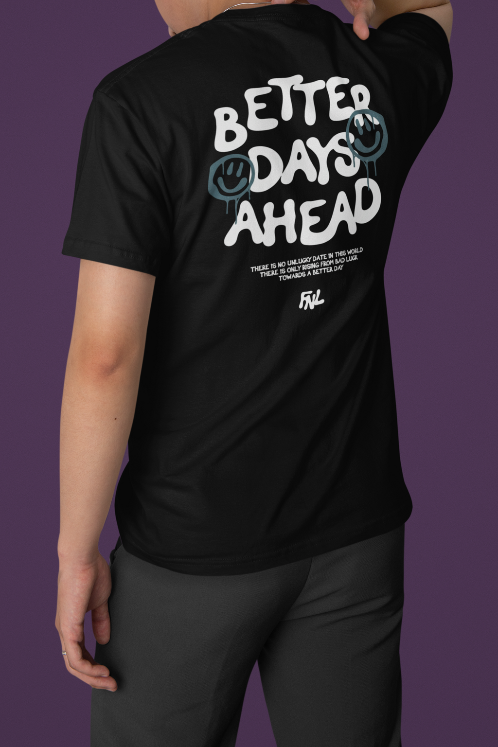 Drippy Smile "Better Days Ahead" Streetwear Tee