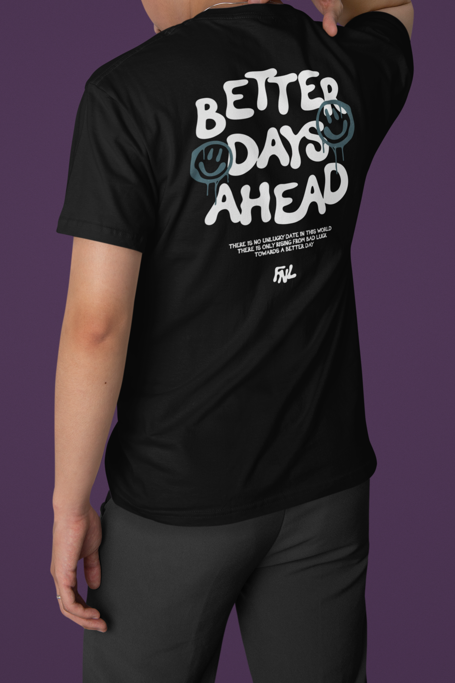 Drippy Smile "Better Days Ahead" Streetwear Tee