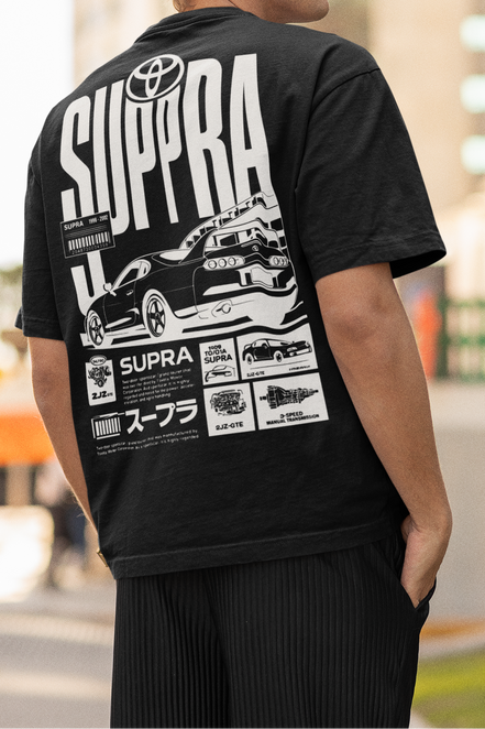 Supra Legacy '98 Streetwear Oversized French Terry T-Shirt