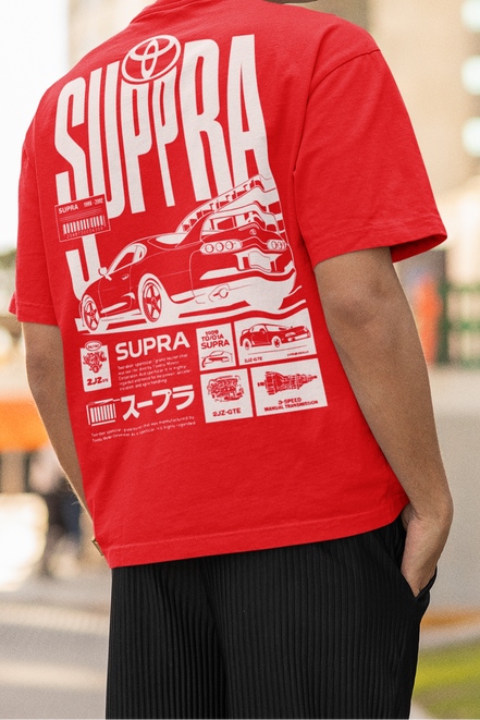 Supra Legacy '98 Streetwear Oversized French Terry T-Shirt