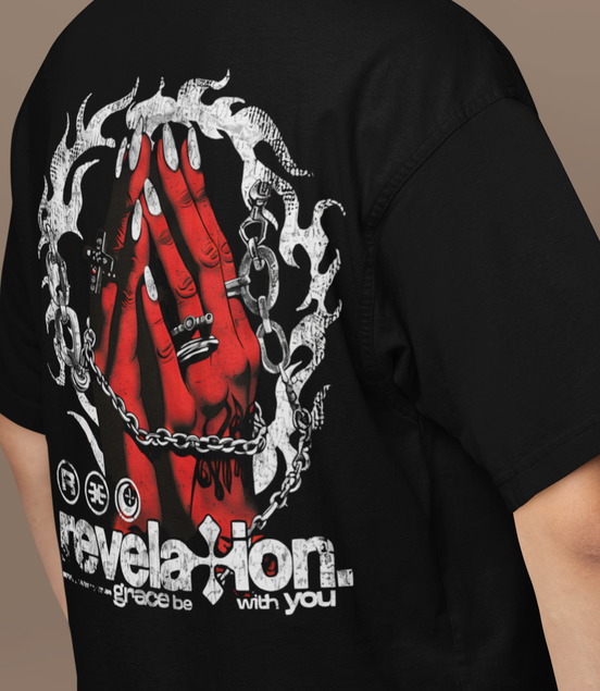 Revelation "Red Hands" Oversized French Terry Tee