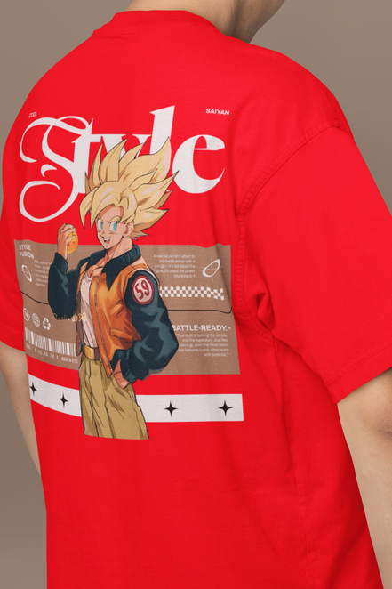 Super Saiyan Street “Style” Oversized Tee