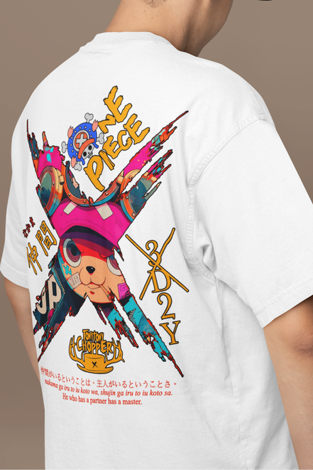 One Piece “Chopper Pop Art” Oversized Tee