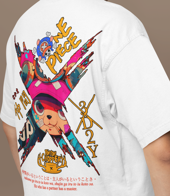 One Piece “Chopper Pop Art” Oversized Tee