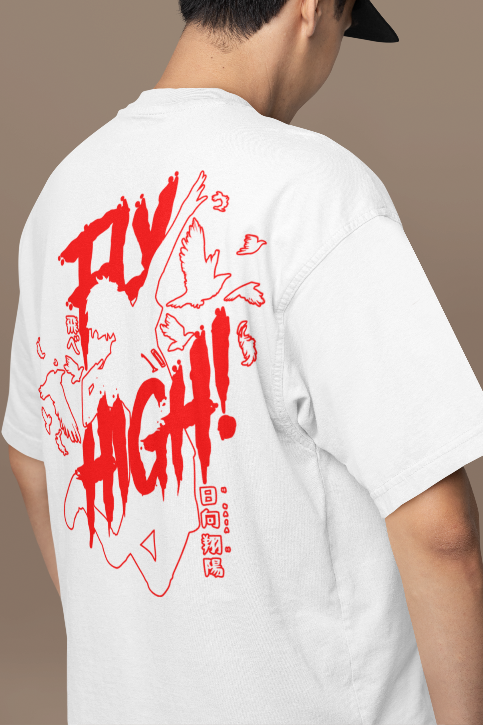 Haikyuu “Fly High!” Oversized Tee
