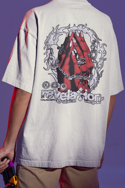 Revelation "Red Hands" Oversized French Terry Tee