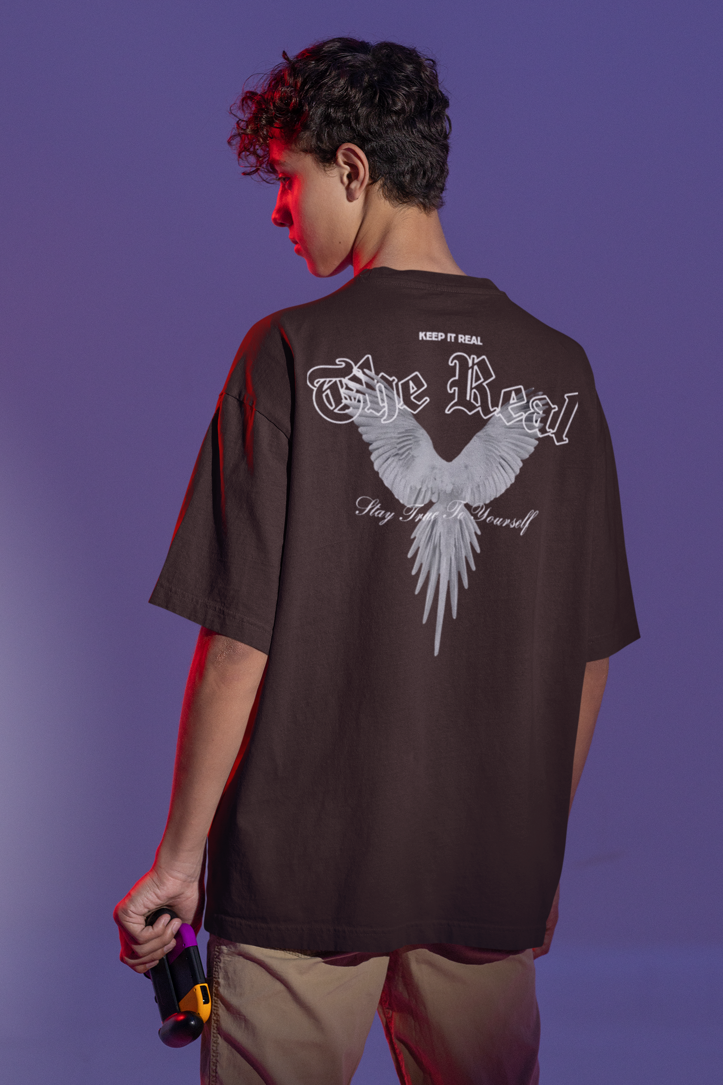 Oversized French Terry| The Real Wings Tee