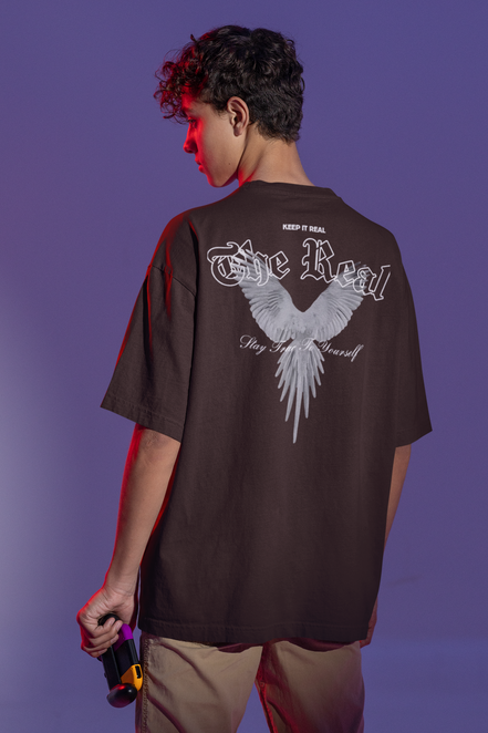 Oversized French Terry| The Real Wings Tee