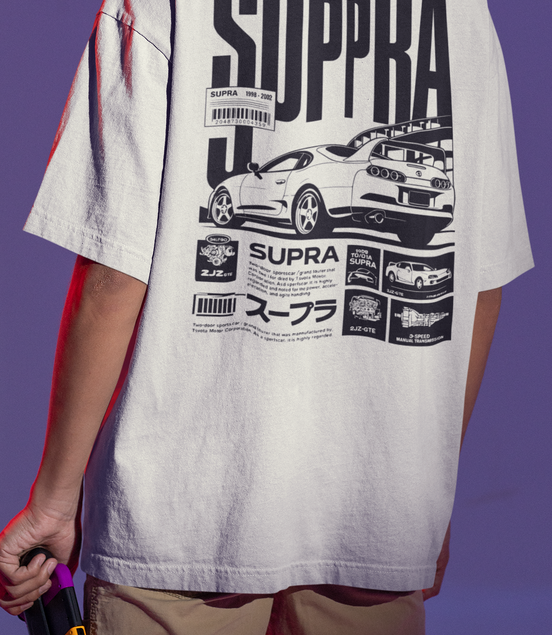 Supra Legacy '98 Streetwear Oversized French Terry T-Shirt