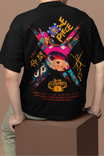 One Piece “Chopper Pop Art” Oversized Tee
