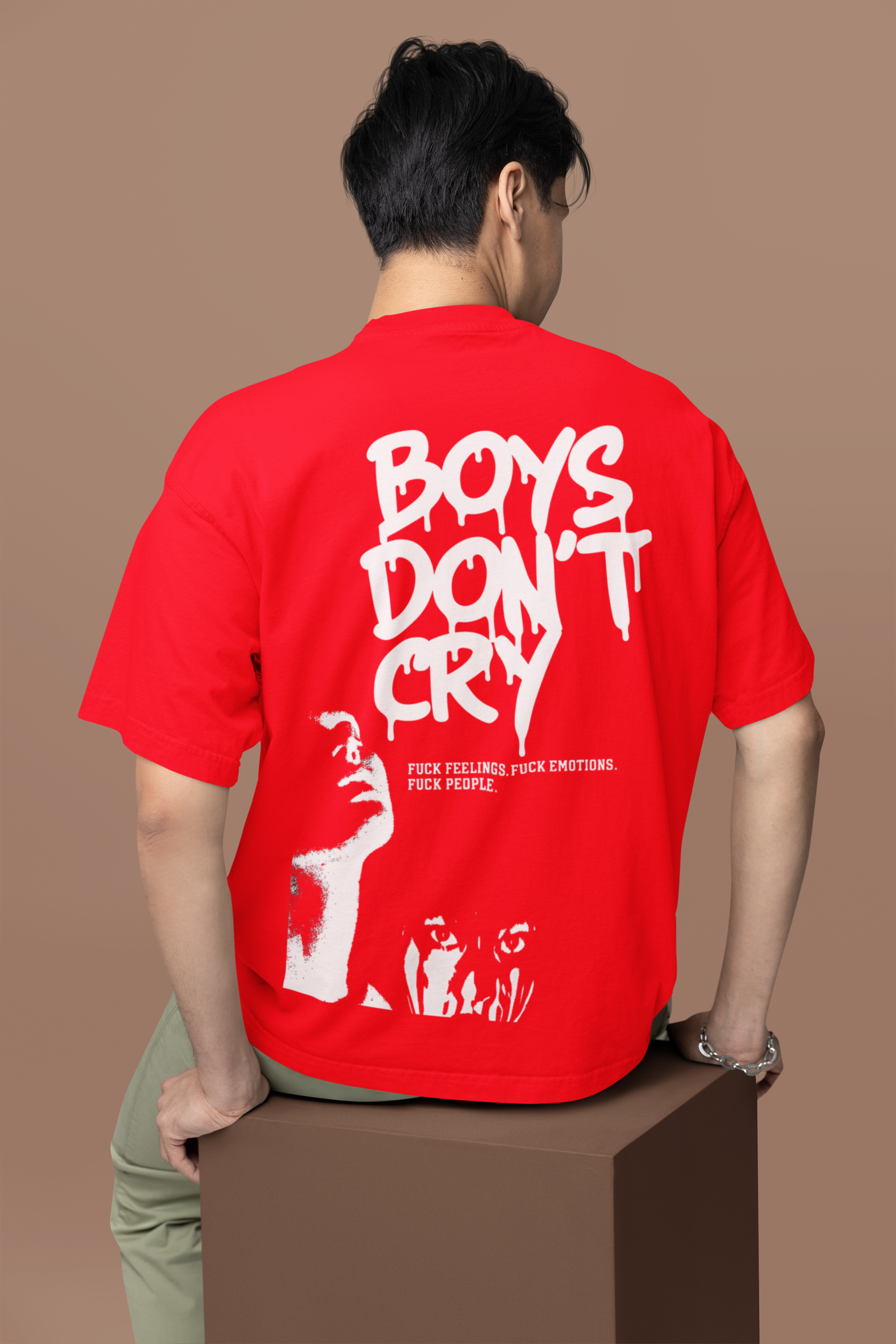 Oversized  French Terry | Don't Cry