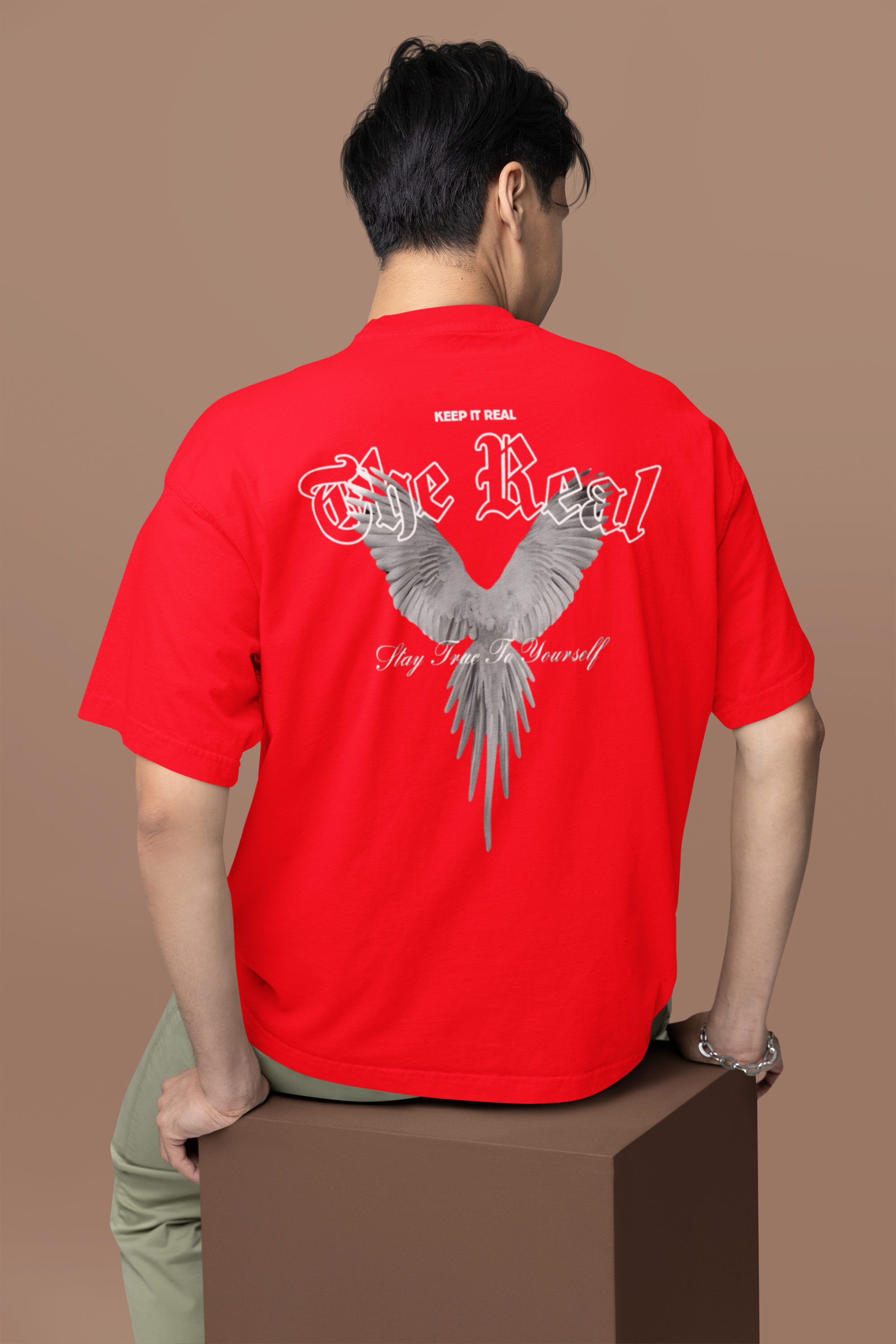 Oversized French Terry| The Real Wings Tee
