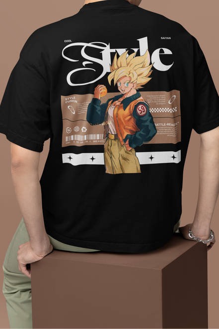 Super Saiyan Street “Style” Oversized Tee