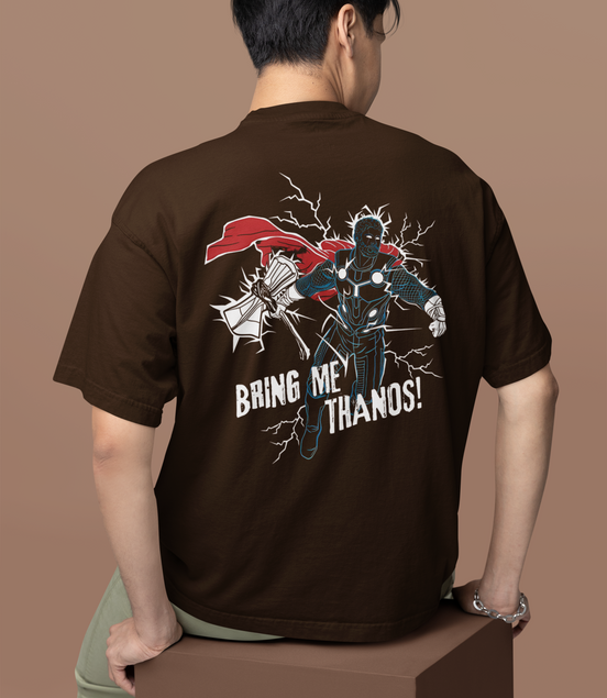 Bring Me Thanos: French Terry Oversized Tee