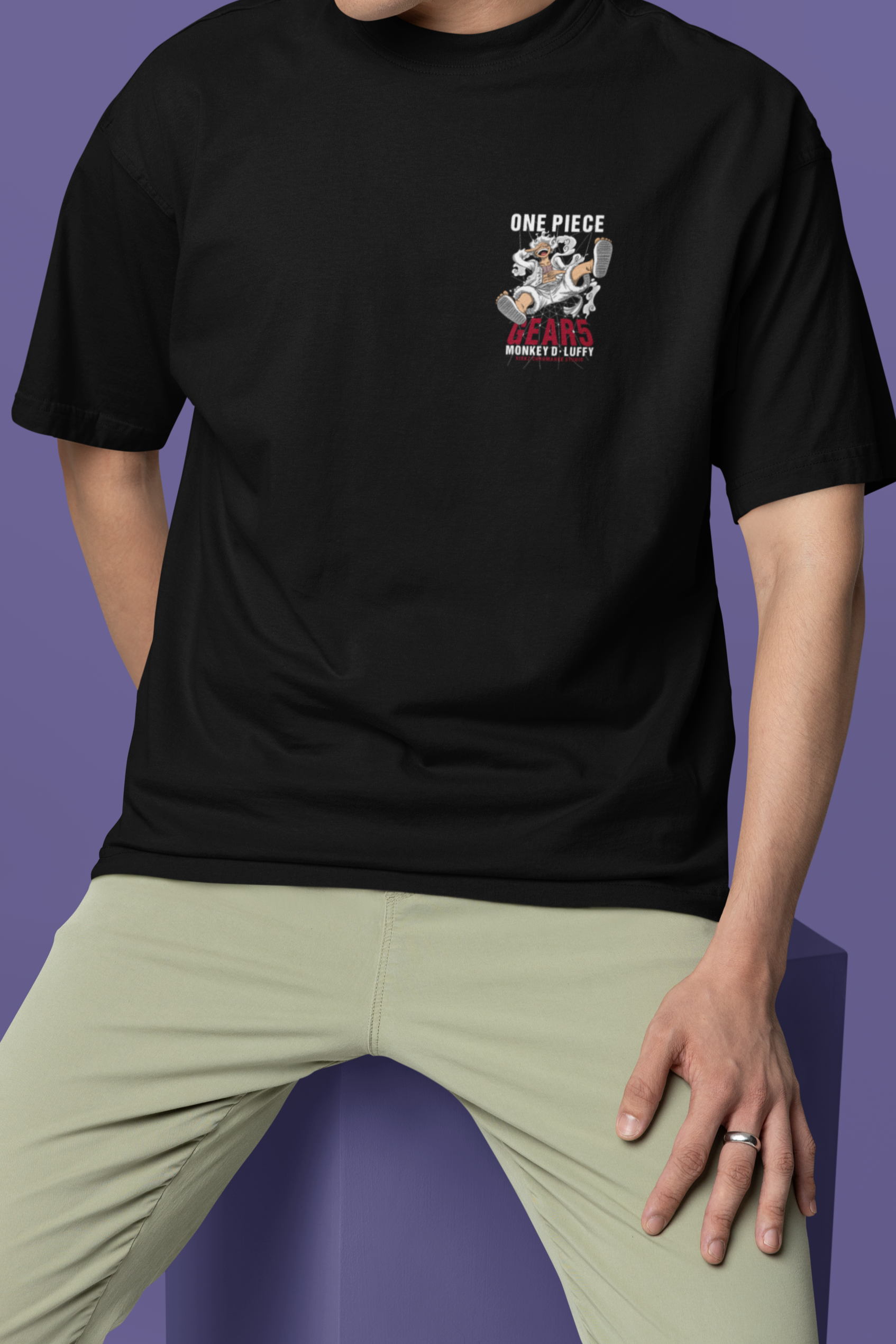 40 GSM 'Sun God Nika' Oversized Tee (Lycra Blend)