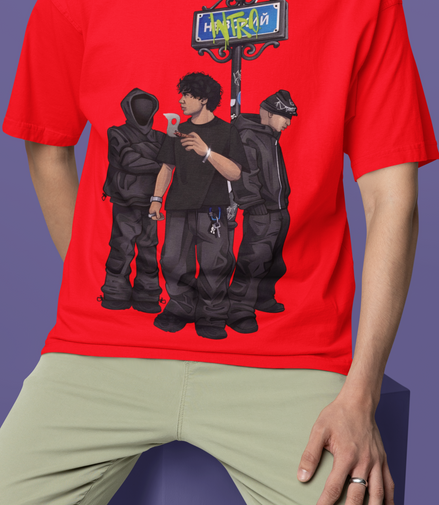 240 GSM 'Chip-trola' Oversized Tee (French Terry)