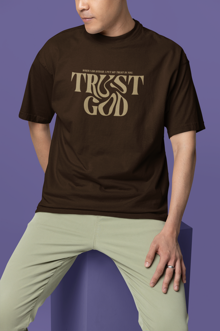 Oversized French Terry T-Shirt | The Unwavering Faith Tee
