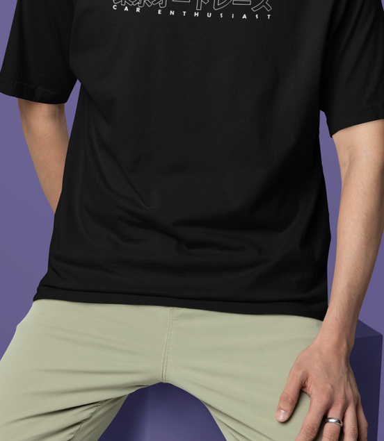 'Tokyo GT-R' Manga Panel Heavyweight Oversized T-Shirt