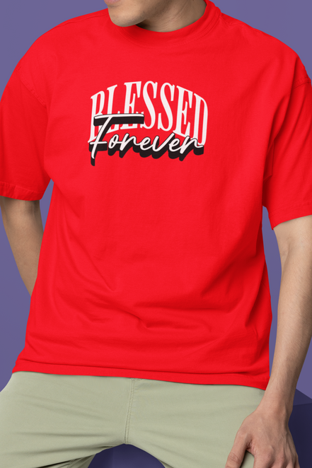 "Blessed Forever" Oversized Graphic Tee