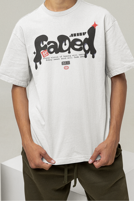 Faded Simplicity | Oversized T-Shirt