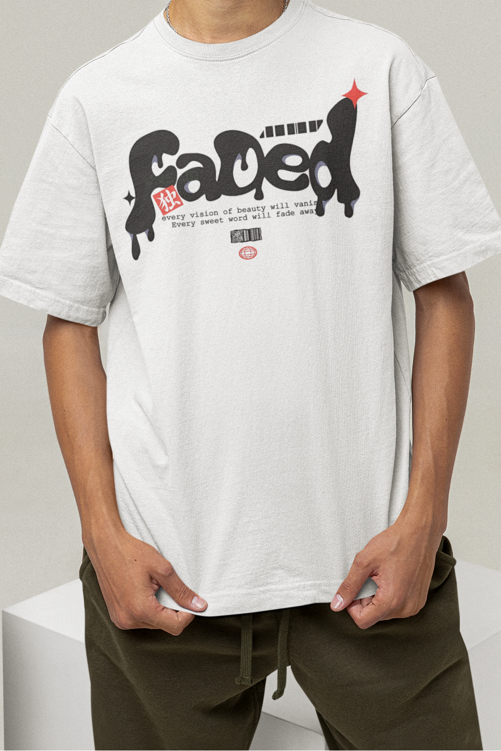 Faded Simplicity | Oversized T-Shirt