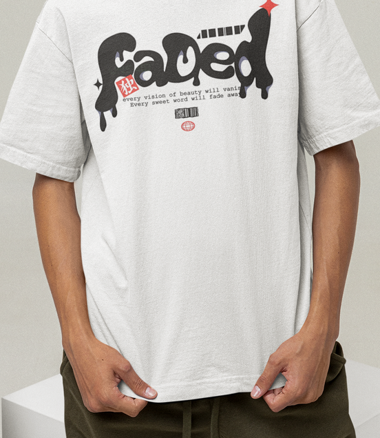 Faded Simplicity | Oversized T-Shirt