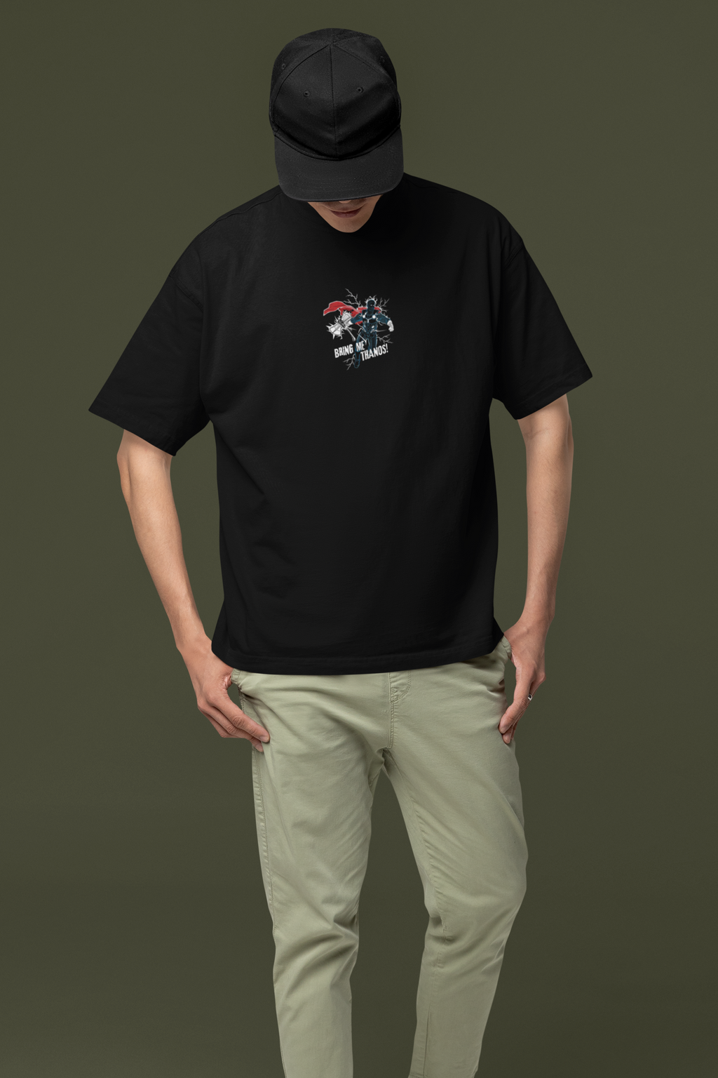 Bring Me Thanos: French Terry Oversized Tee