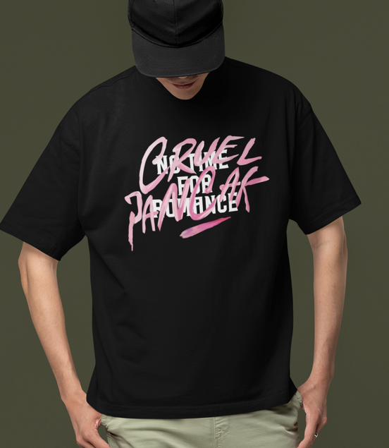 'Cruel Paranoia' Heavyweight Oversized T-Shirt