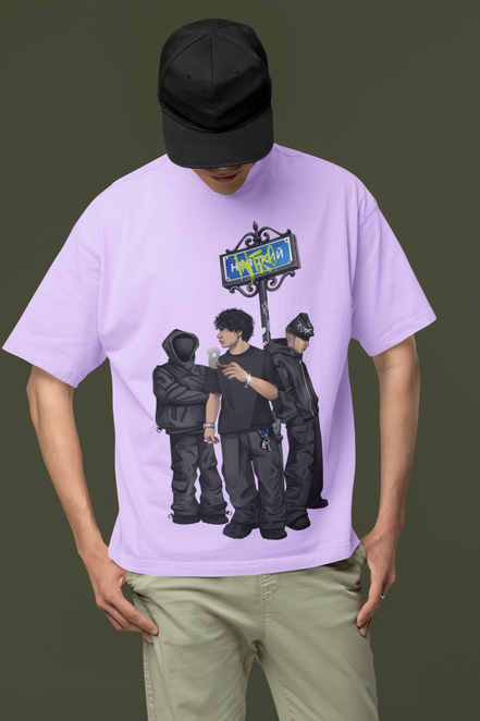 240 GSM 'Chip-trola' Oversized Tee (French Terry)