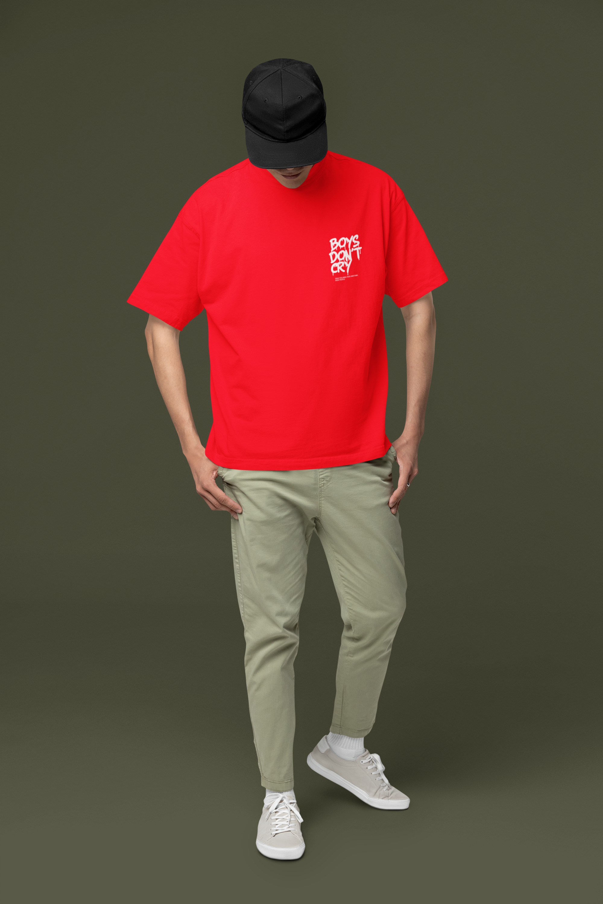 Oversized  French Terry | Don't Cry