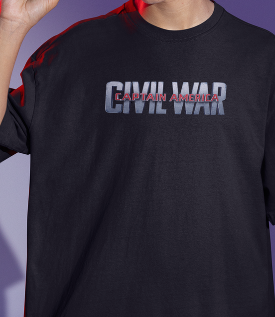 Civil War: Divided Hero Spider-Man Tee