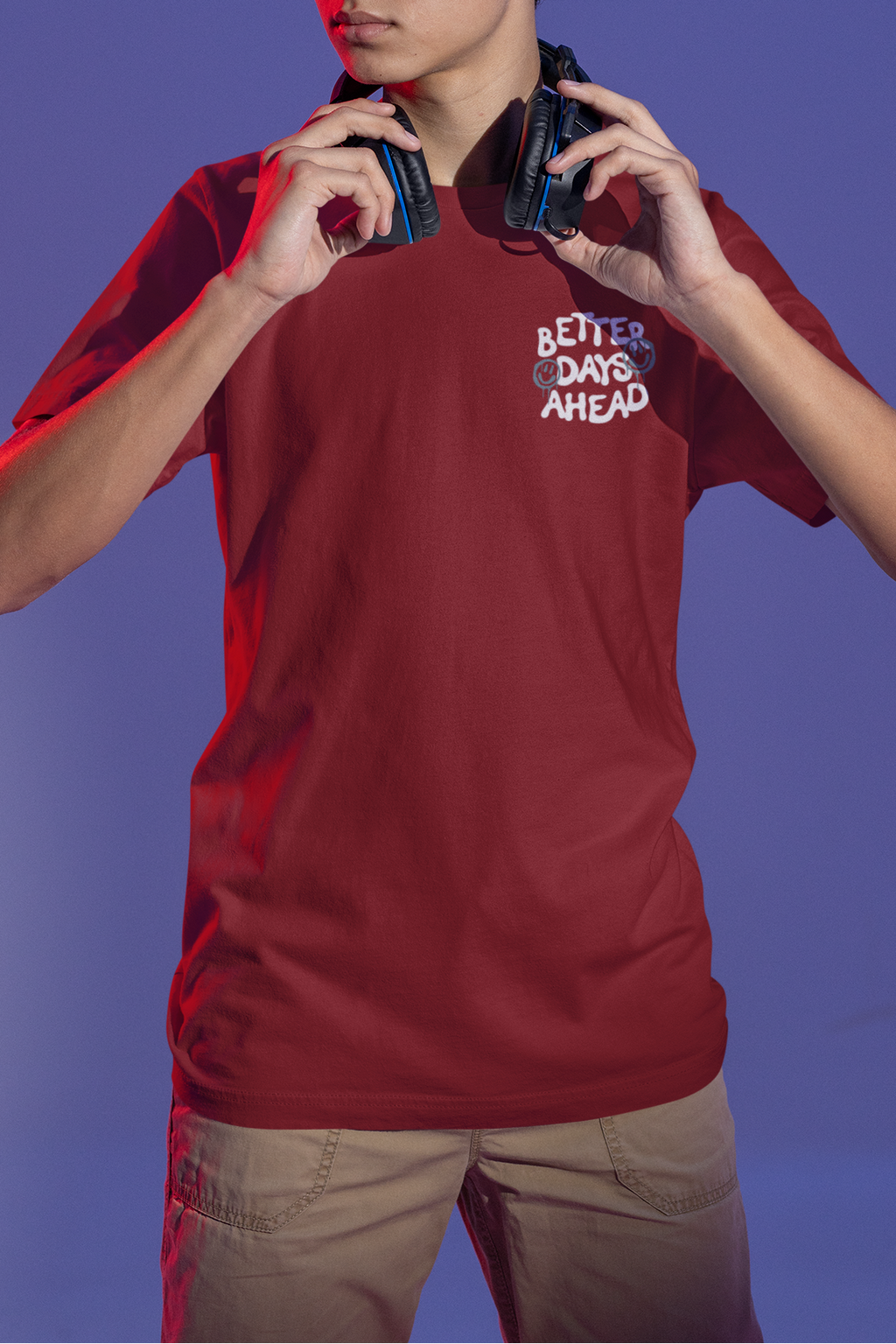 Drippy Smile "Better Days Ahead" Streetwear Tee