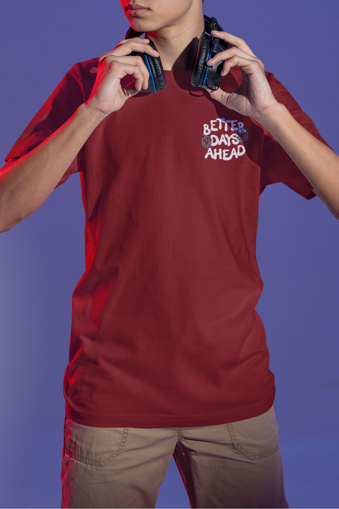 Drippy Smile "Better Days Ahead" Streetwear Tee